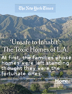 At first, the families whose homes were left standing thought they were the fortunate ones. While their neighbors sifted through the ash and twisted debris left behind by devastating wildfires, they stepped through unbroken doors into living rooms where the throw pillows on the sofa rested exactly as they'd left them. ''Relieved,'' some families said. ''Blessed,'' others said. But weeks later, a troubling realization set in: Their homes may have been damaged in ways that are invisible.